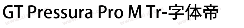 GT Pressura Pro M Tr字体转换